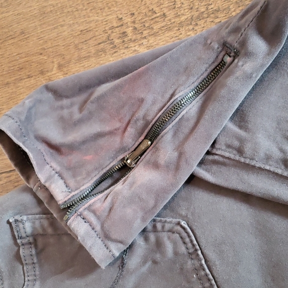 AG skinny zip up legging ankle 27 gray - Picture 3 of 6